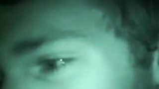 Amateur filmed while jacking off in the middle of the night