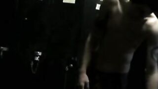 Amateur filmed while jacking off in the middle of the night