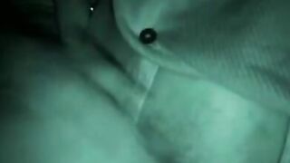 Amateur filmed while jacking off in the middle of the night