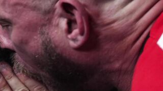 Stepdaddy let Adrian Rose drill his ass to help him boost his insecure bushy body