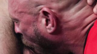 Stepdaddy let Adrian Rose drill his ass to help him boost his insecure bushy body