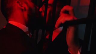 Executive makes out with partner before hammering his ass
