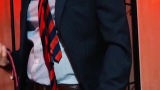 Executive makes out with partner before hammering his ass