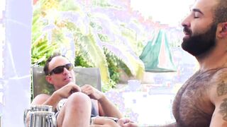 Mature hunk Dino De Francesco fucked doggystyle outdoor