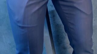 Anal having sex with a boss who is also blindfolded and bound