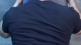 Anal having sex with a boss who is also blindfolded and bound