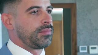 Businessman executive compelled to suck big cock and get rawed