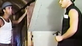 Classic sans protection sex with two exceptionally horny studs