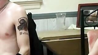 Attractive dude who loves to smoke seduces sexy partnerÂ 