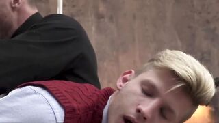 Slutty blonde seminarians obeys holy fathers orders