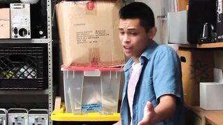 Adorable Young Thief Deepthroats Hot Cop for Freedom