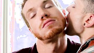 Passionate bareback fucking with young attractive jocks