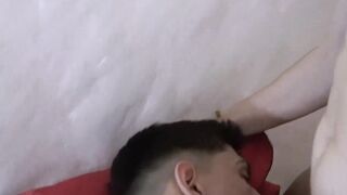 Inked Latino jock turns gay after sucking friends big cock