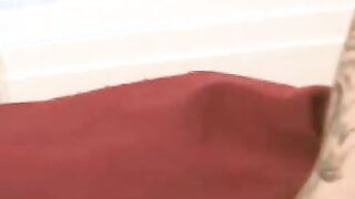 Inked amateur teases with his slim fit body and masturbates