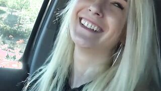 Thin Babe Wrappes Juicy Lips around Cock