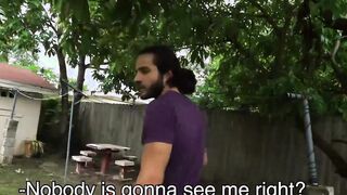 Straight Latino paid for the facial cumshot and bareback fucking