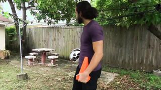 Straight Latino paid for the facial cumshot and bareback fucking