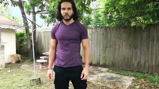 Straight Latino paid for the facial cumshot and bareback fucking