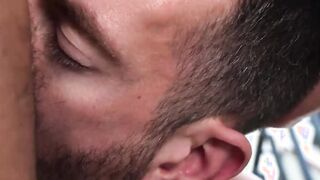 John Thomas spreads his legs to welcome the enormous sexy cock of Deshae