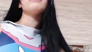 Sexy Babe fucks her oiled up ass for you