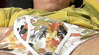 Solo twink amateur Kyle Valasek jizzes in his underwear