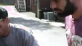Hairy studs fix a car and end up rawfucking deep and hard