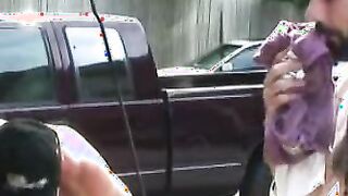 Hairy studs fix a car and end up rawfucking deep and hard