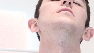 Squeaky clean after shower stepson gets fucked by his dad