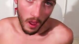 Twink analrammed hard after sucking cock in classic video