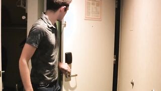 Studly daddy satisfies stepson with sans protection sex