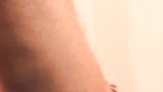 Solid gay jerks off before fleshlight fucking