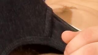 Underwear loving twink Cain masturbates and cums
