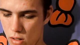 Underwear loving twink Cain masturbates and cums