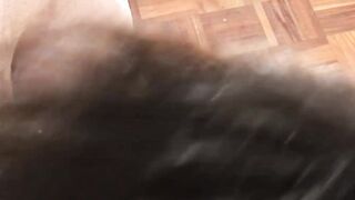 Tattooed twink and mature man bareback each other and cum