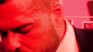 Executive guys having hardcore sex while on a break from work