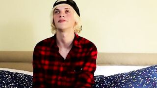 After interview thick twink cock eventually attracts attention