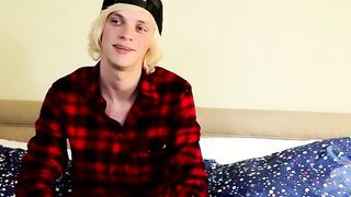 After interview thick twink cock eventually attracts attention
