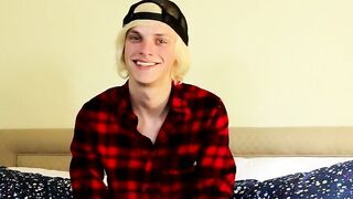 After interview thick twink cock eventually attracts attention