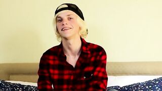 After interview thick twink cock eventually attracts attention