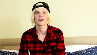 After interview thick twink cock eventually attracts attention