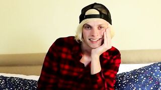 After interview thick twink cock eventually attracts attention