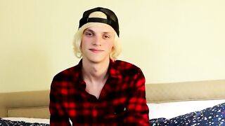 After interview thick twink cock eventually attracts attention
