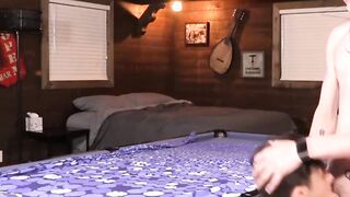 Young fellows connect to have without any protection sensations and cum as well