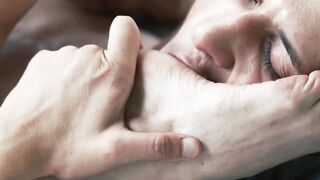 Sensual beauty feet licked and slowly fucked