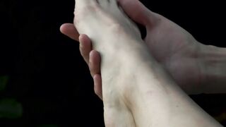 Sensual beauty feet licked and slowly fucked