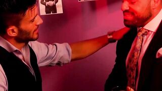 Hardcore sex with executive guys taking a break from work