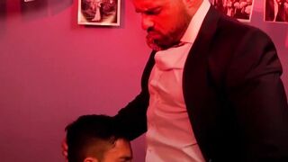Hardcore sex with executive guys taking a break from work