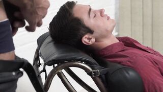 Twink stepson bored hard by buff step daddy