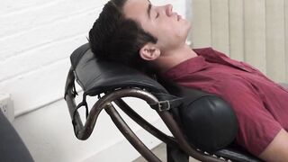 Twink stepson bored hard by buff step daddy