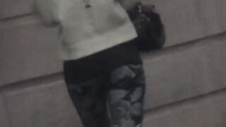 Charming Japanese chicks furtively kept peeing in a latrine